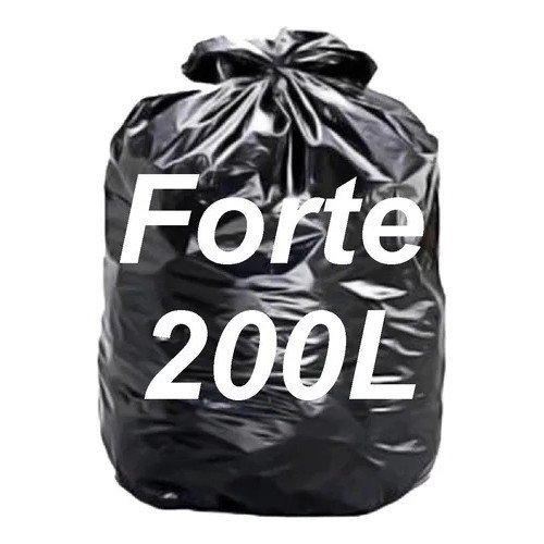 SACO P/LIXO 200L PR REFORÇADO C/50 UN