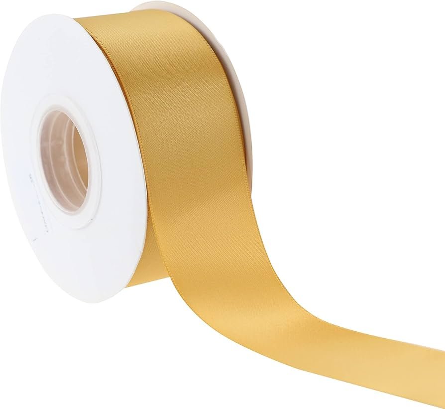 FITA DE CETIM  20MM X 50 MTS DOURADO UN