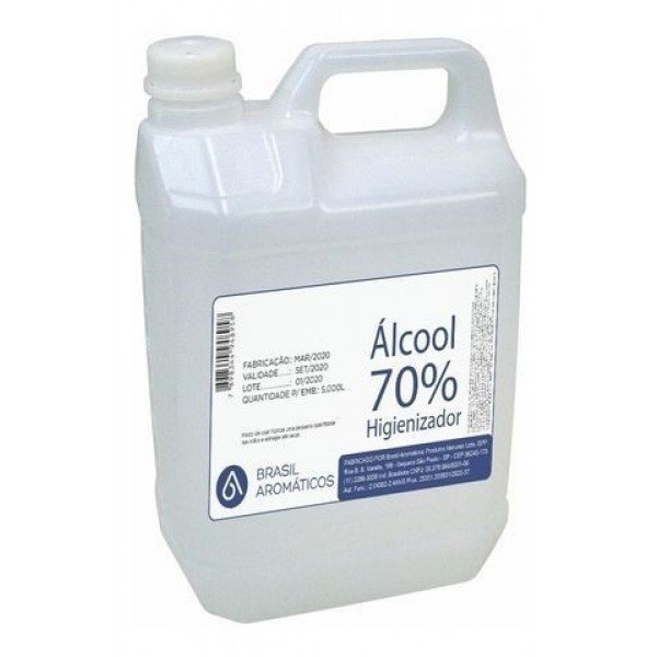 ÁLCOOL GEL 70º ANTISSÉPTICO 5 LT