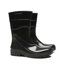BOTA PVC CANO CURTO BRACOL PRETO S/FORRO  43