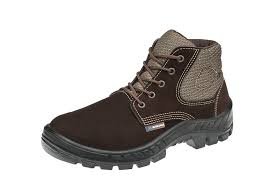 BOTINA NOBUCK CAFE CADARCO BICO PVC COURO NEW PRIME 41