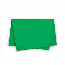 PAPEL SEDA 48X60 VERDE  C/05 UN