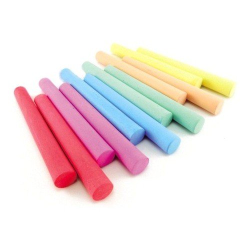 GIZ DE LOUSA COLORIDO CAIXA C/50 UN