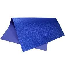 EVA C/ GLITTER 40X60 AZUL ROYAL UN